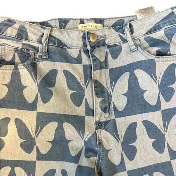 Machine Nouvelle‎ mode size 30 butterfly jeans - Picture 2 of 9